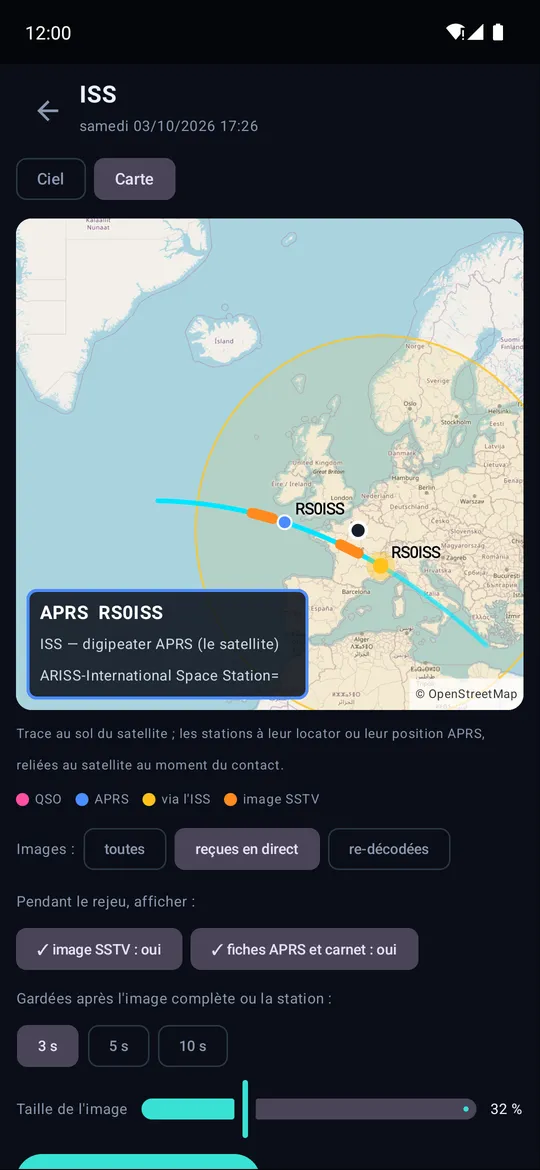 Journal des passages : la carte, l'empreinte, RS0ISS entendu