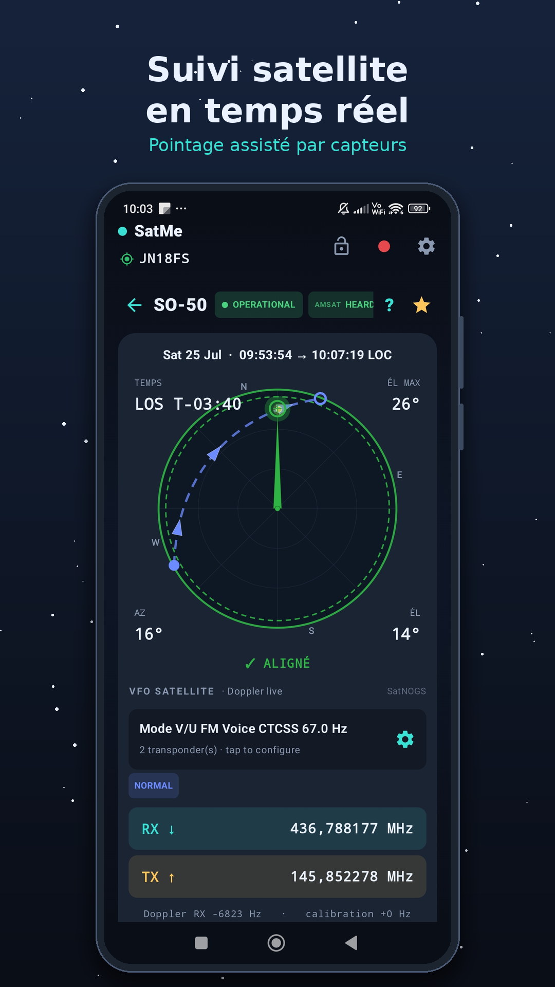 Live tracking