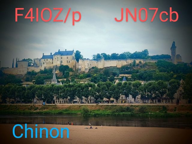 F4IOZ/p in JN07CB, at Chinon
