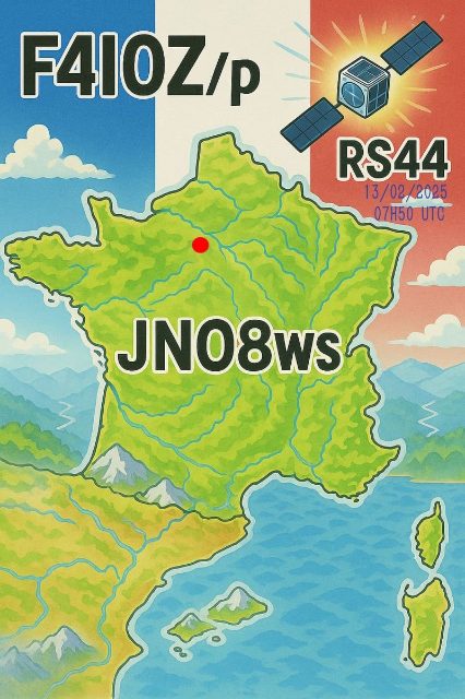 F4IOZ/p in JN08WS, RS-44 — 13/02/2025, 07:50 UTC
