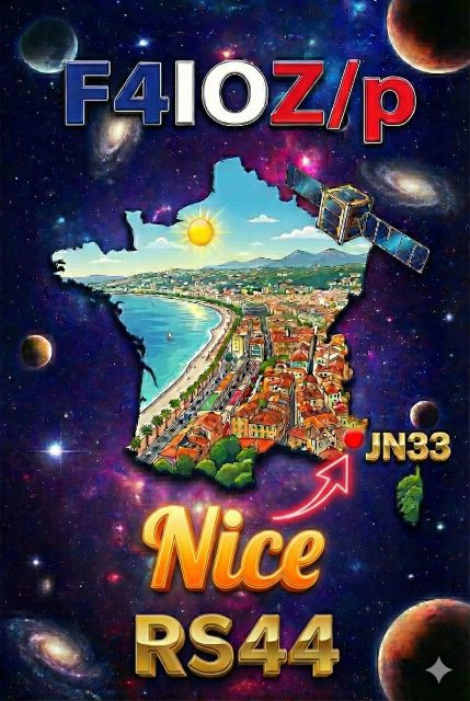 F4IOZ/p in JN33, in Nice, RS-44